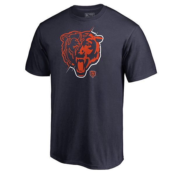 

Мужская футболка Chicago Bears X-Ray в темно-синем цвете Unbranded