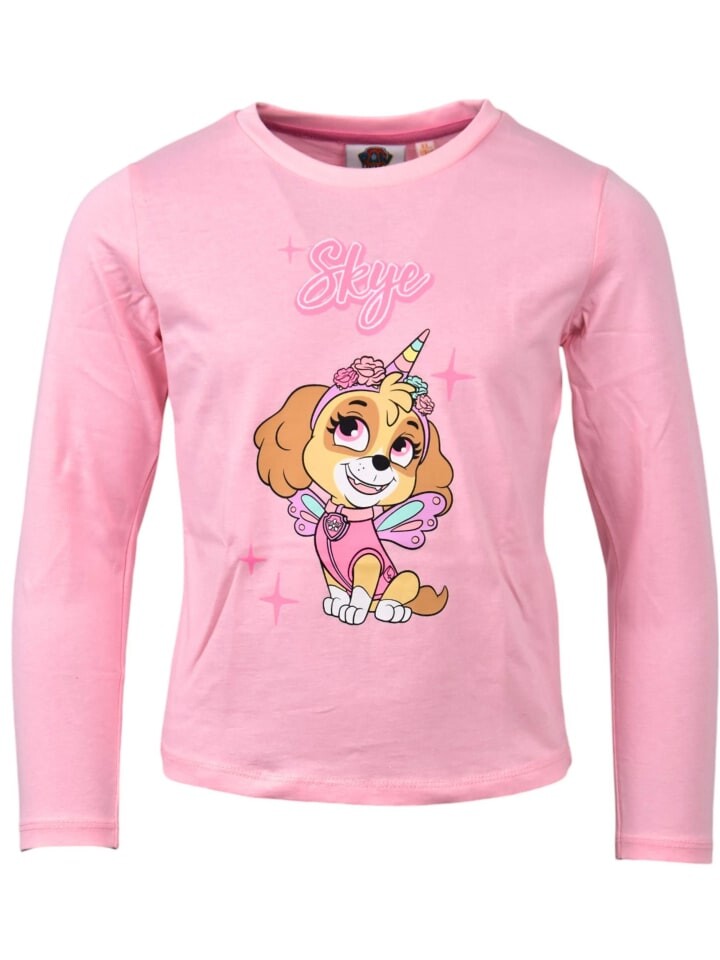 

Рубашка с длинным рукавом Paw Patrol Skye Unicorn, розовый