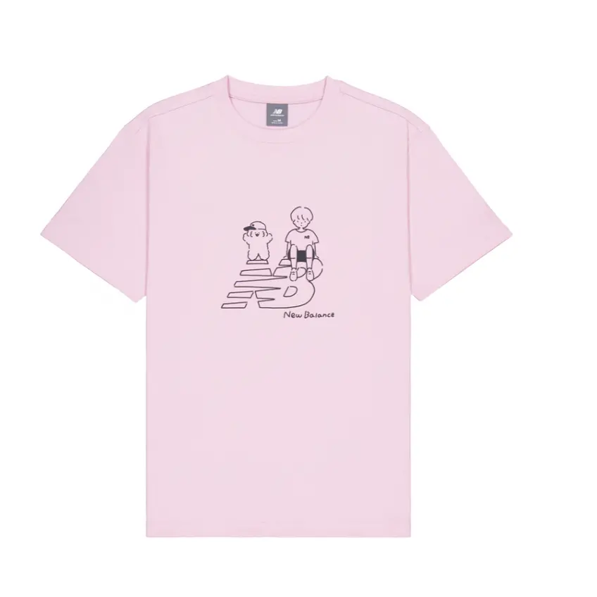 

Футболка Centrepetal Life Illustration Series унисекс розовая New Balance, розовый
