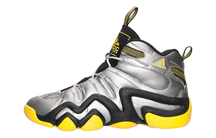 Кроссовки для баскетбола Crazy 8 Vintage Men Mid Top Silver/Black/Yellow Adidas
