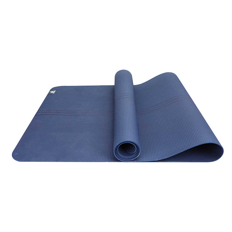 

Adidas Коврик для йоги из термопластичного эластомера, для занятий в помещении, унисекс, синий
