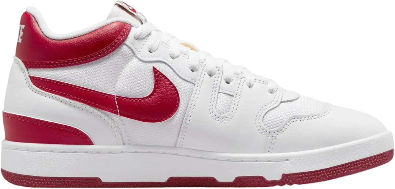 Кроссовки Nike Attack Leather для мужчин и женщин, белый/красный — фото 3