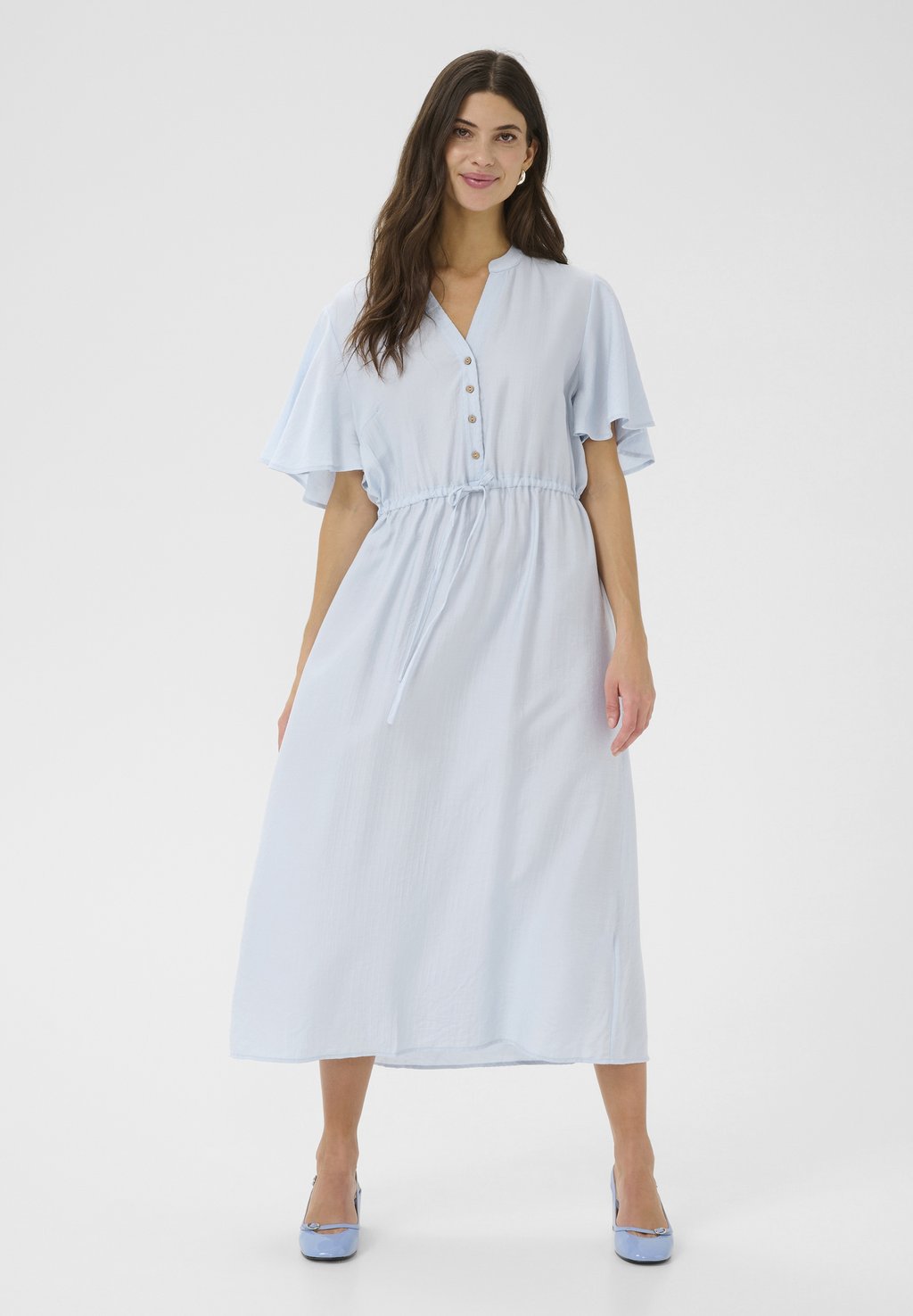 

Платье-рубашка CRLORI Cream, светло-голубой