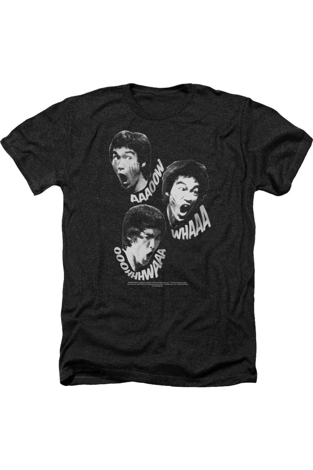 

Футболка для взрослых Bruce Lee Sounds Of The Dragon Heather Gildan, черный