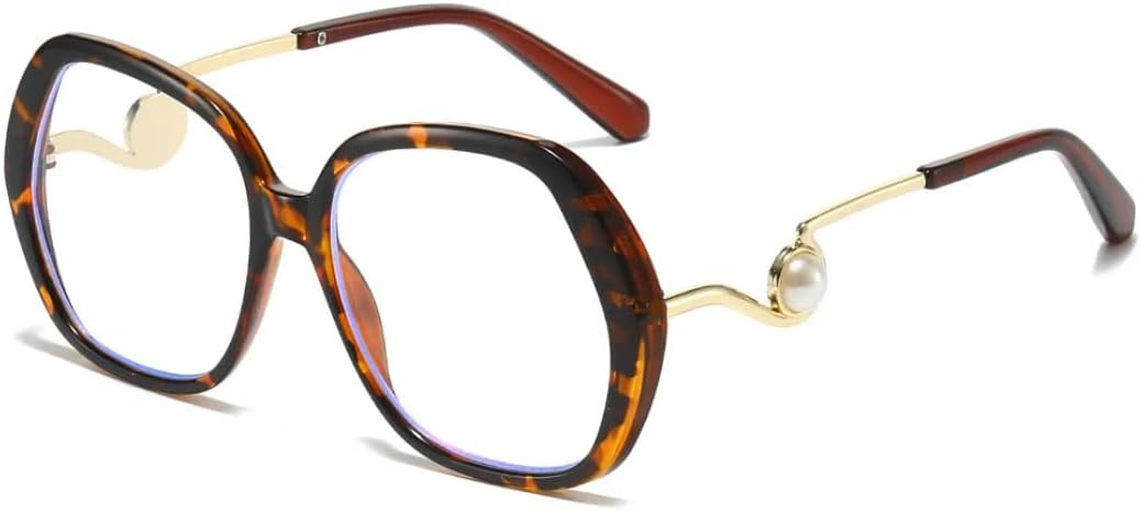 

Модные солнцезащитные очки с многоугольными боковыми жемчужными вставками и металлической оправой неправильной геометрической формы, аксессуары для дужек, женские VFDHN, 3247-c2 Blue Light