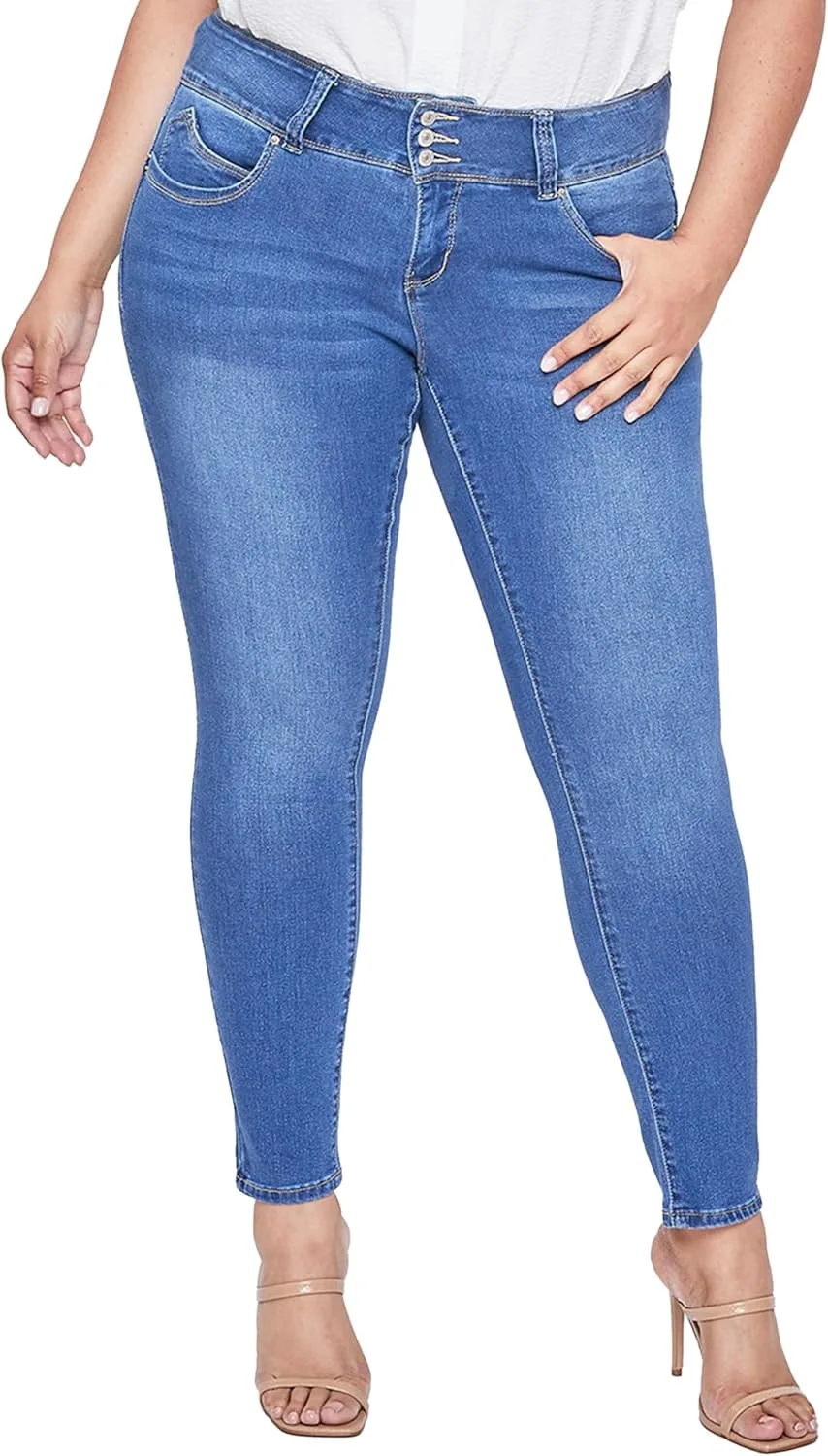 

Royalty for Me Women's Plus Size Sustainable Wannabettabutt Skinny Jeans