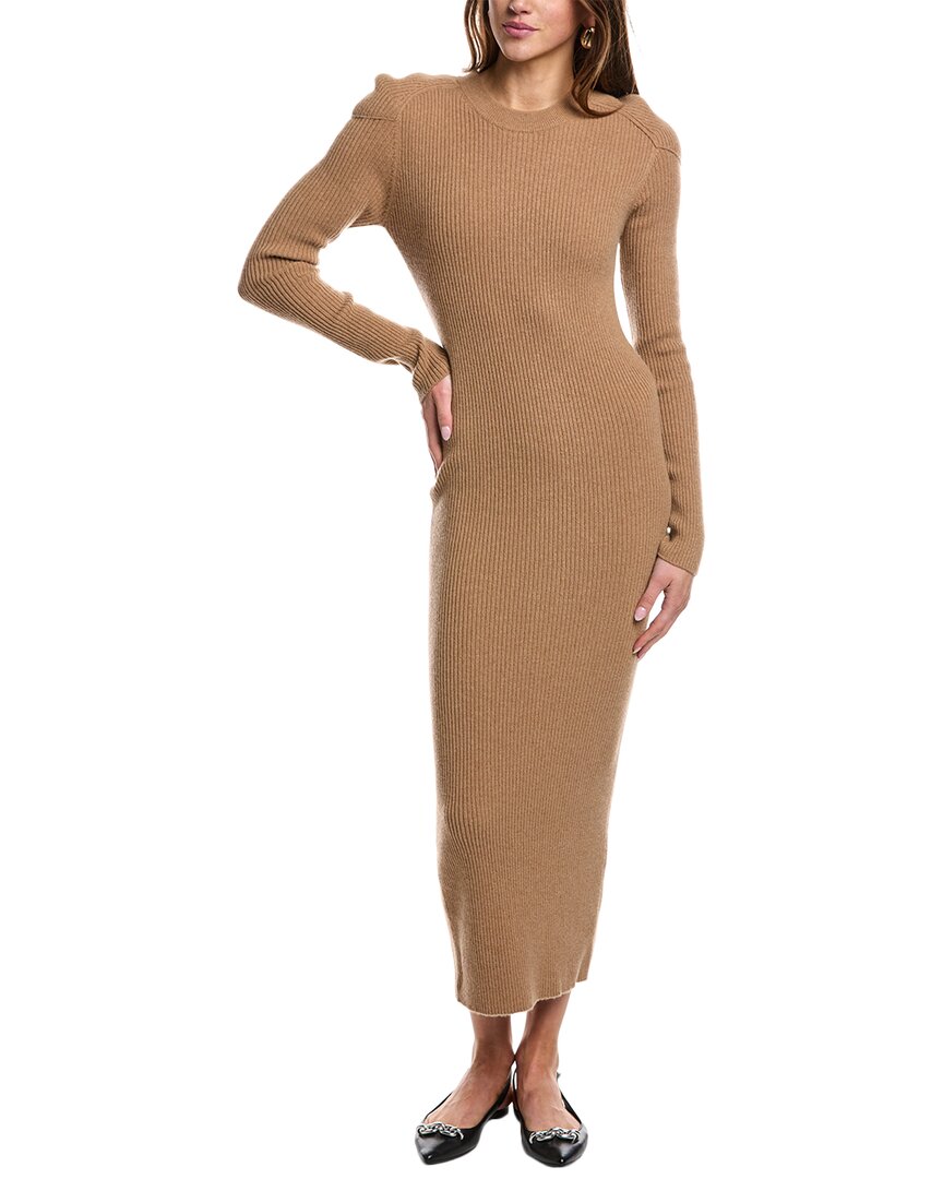 

Айро Лиетт кашемировое платье-свитер IRO, коричневый