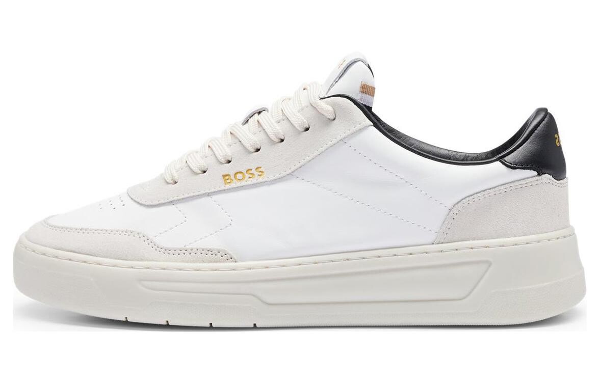 

Кроссовки HUGO BOSS Skateboarding Shoes Men Low-top White/Gray, белый/серый