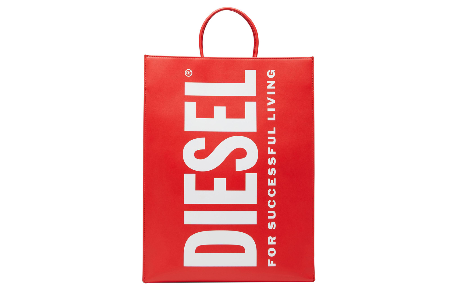 

Кожаная наплечная сумка через плечо, унисекс красный DIESEL