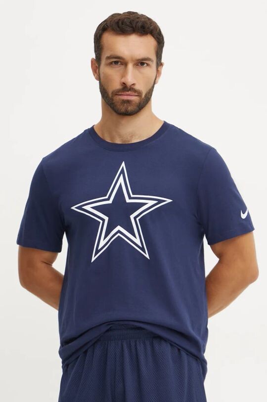 

Хлопковая футболка Dallas Cowboys Nike, темно-синий