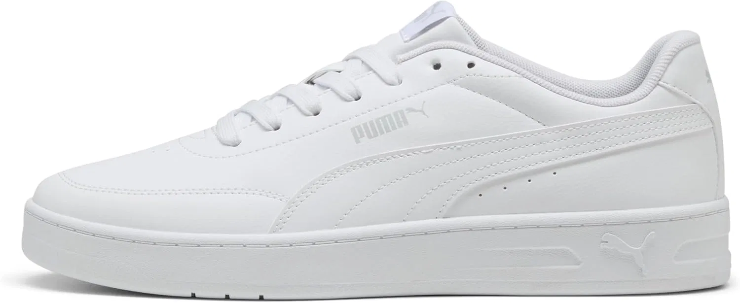Кроссовки Puma Unisex Court Classic Clean, Puma White Cool Light Grey — фото 3