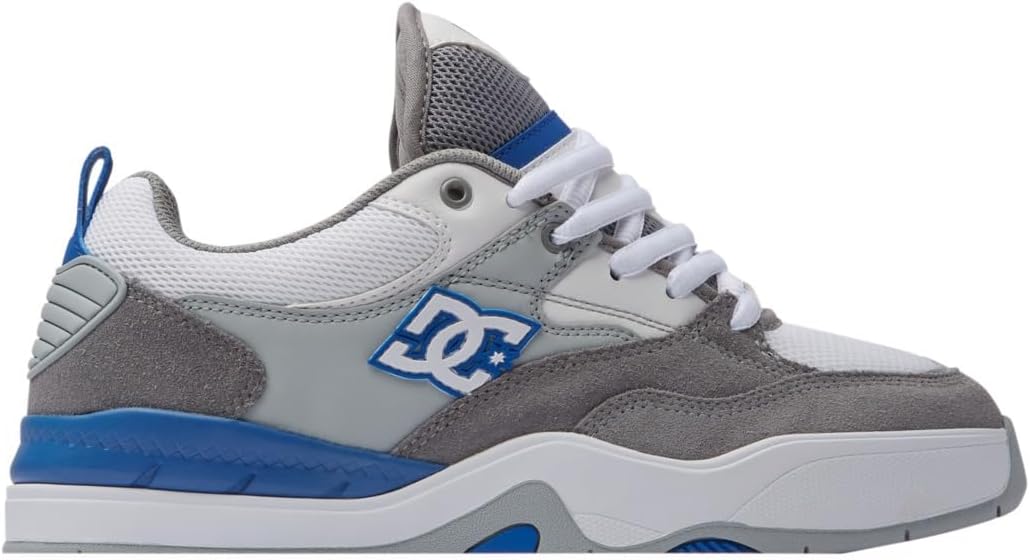 Мужские кроссовки DC Ascend на шнуровке Dc Shoes, белый/черный/серый — фото 2