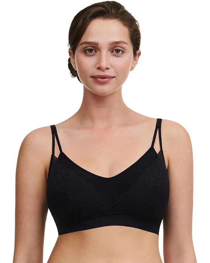 

Бюстгальтер Chantelle Soft Stretch Lacelette, черный