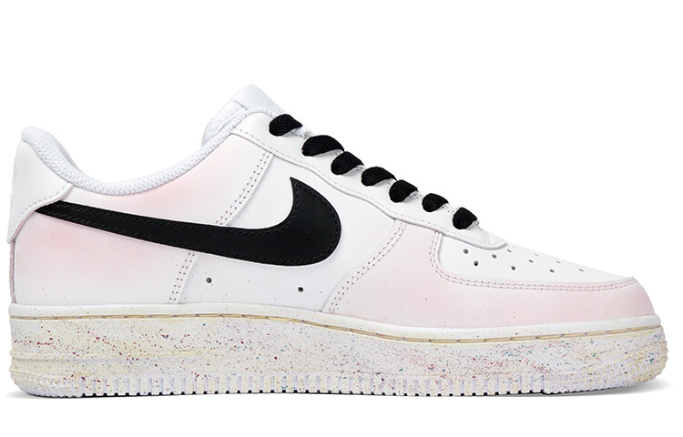 Кроссовки Nike Air Force 1 Skateboard Shoes Women's Low-Top Pink White, белый — фото 3