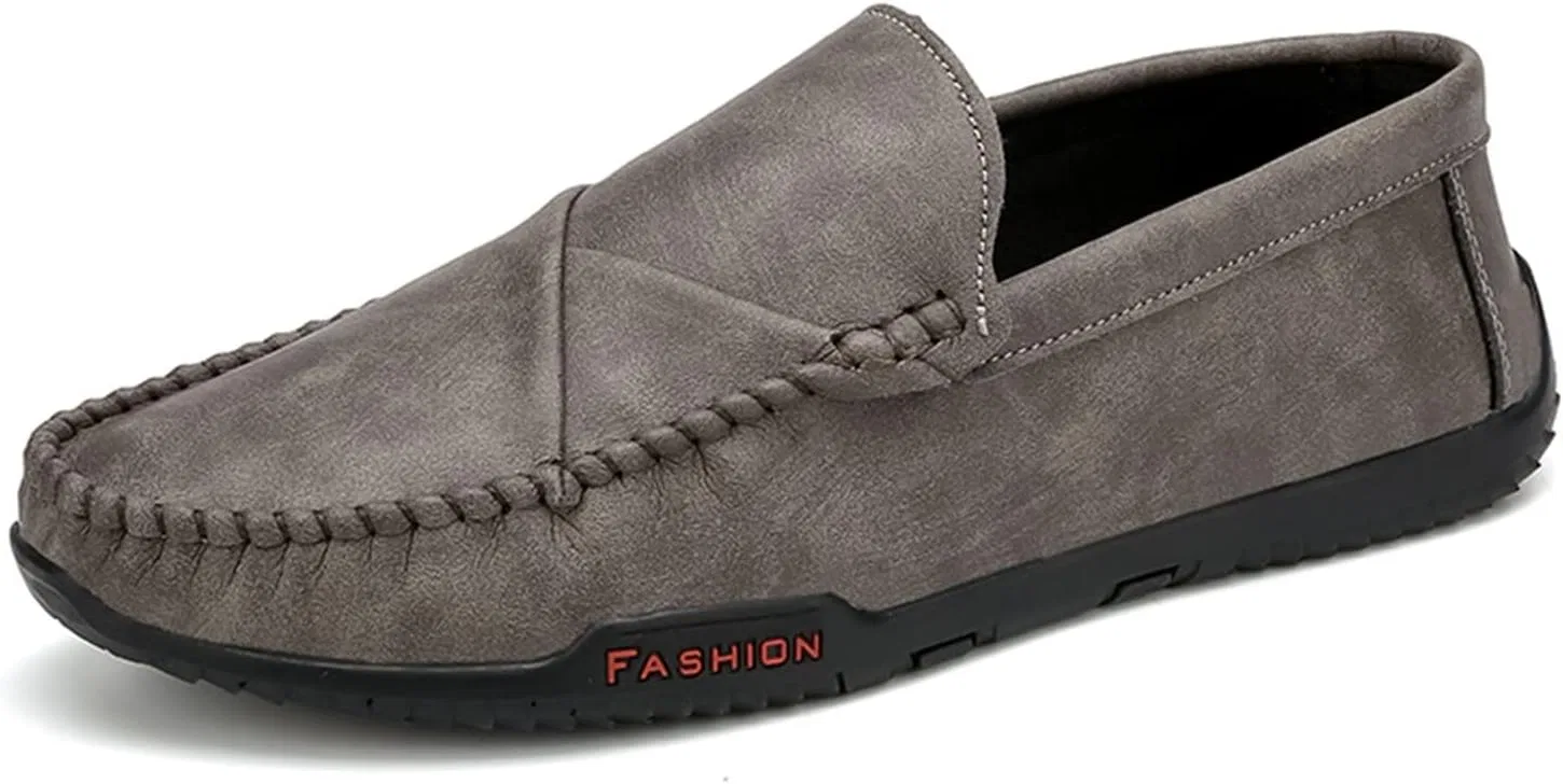 Мокасины мужские с мехом, Khaki