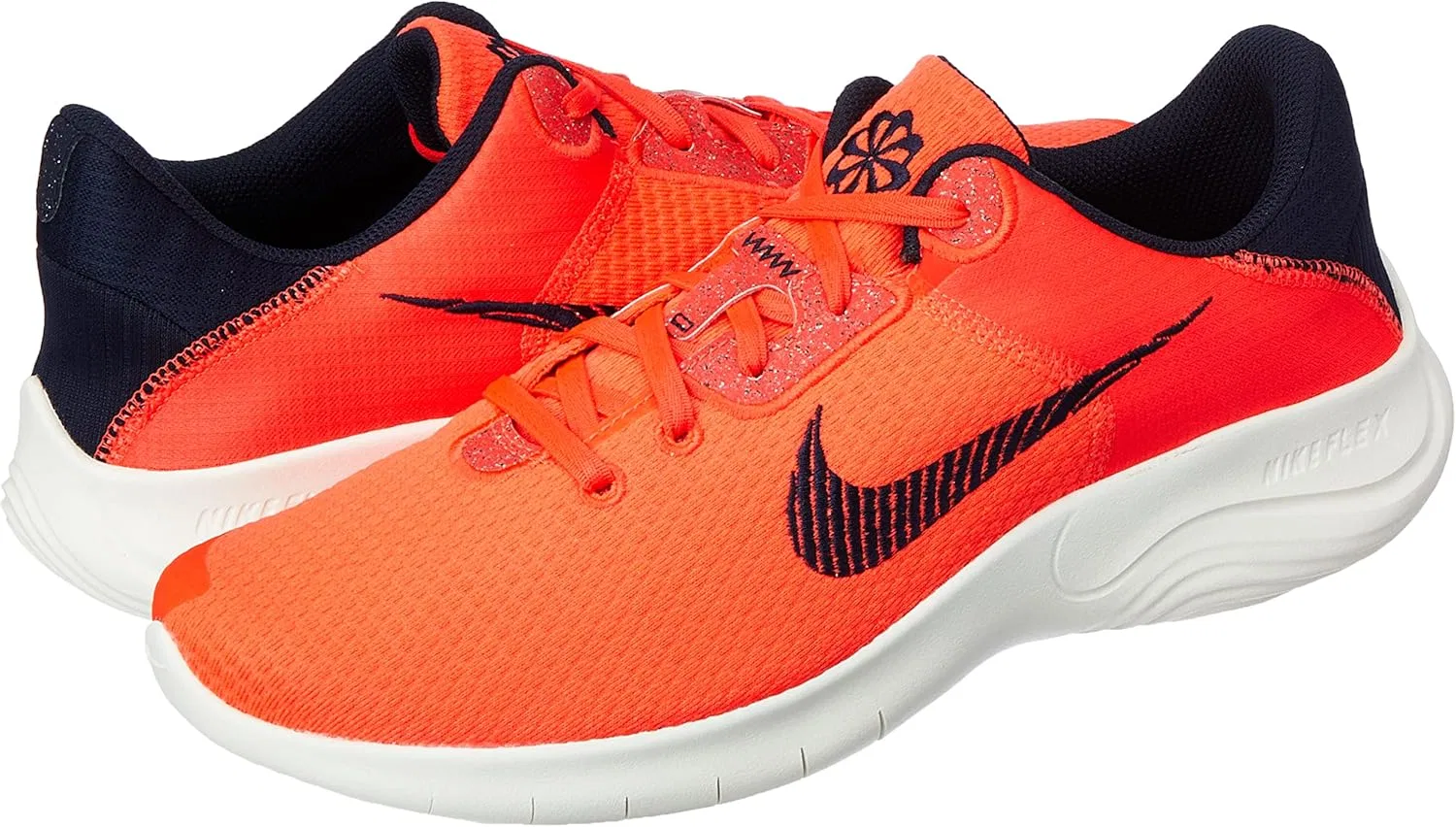 Мужские низкие кроссовки Nike Flex Experience Run 11, 2-Brt Crimson Obsidian Sail — фото 2