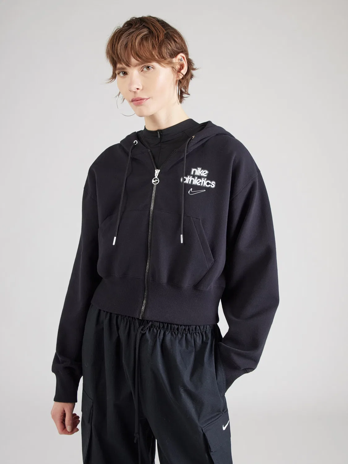 Толстовка на молнии 'PHNX FLC' Nike Sportswear, Black — фото 3