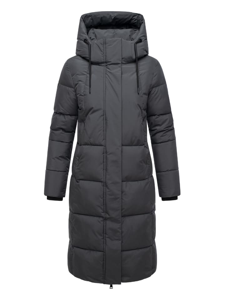 

Стеганое пальто Чумании XVI антрацитового цвета Marikoo