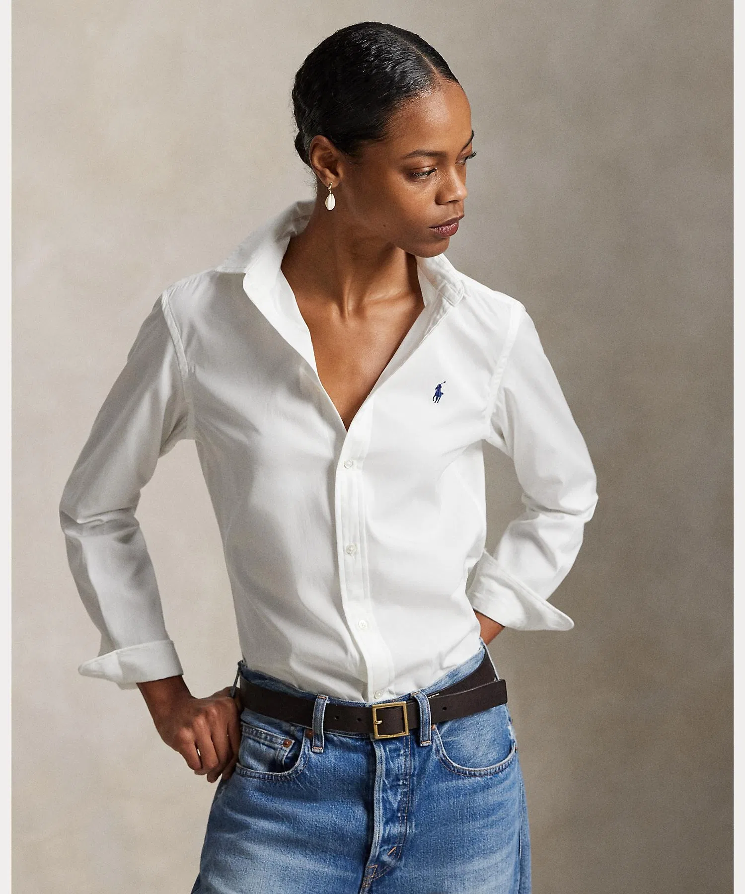 Женская рубашка POLO RALPH LAUREN с длинным рукавом