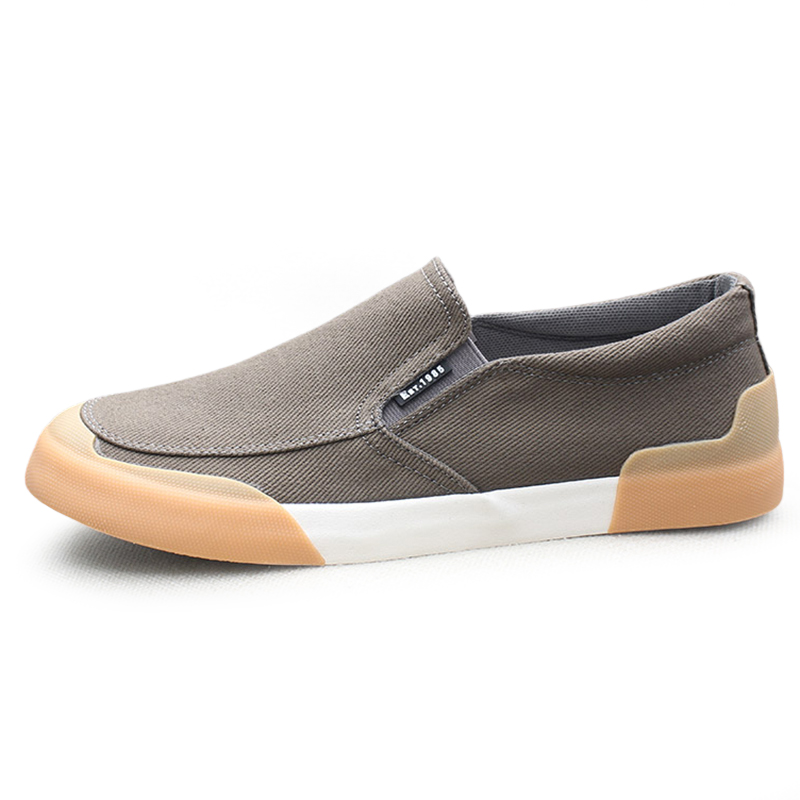 

SENJIALUO Скользоустойчивые износостойкие дышащие мужские низкие кеды повседневные темно-серые, цвет Dark Gray