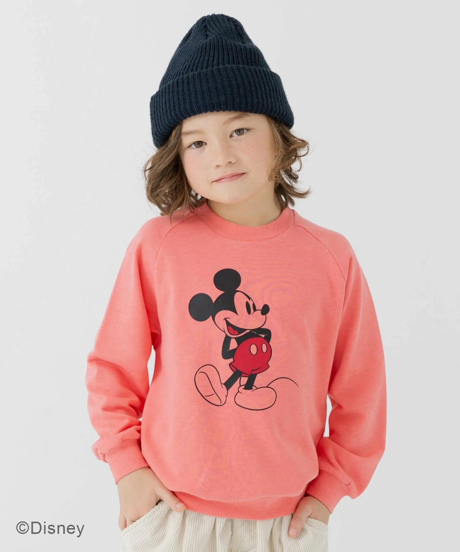 Толстовка из флиса с пигментными вставками Disney, pink