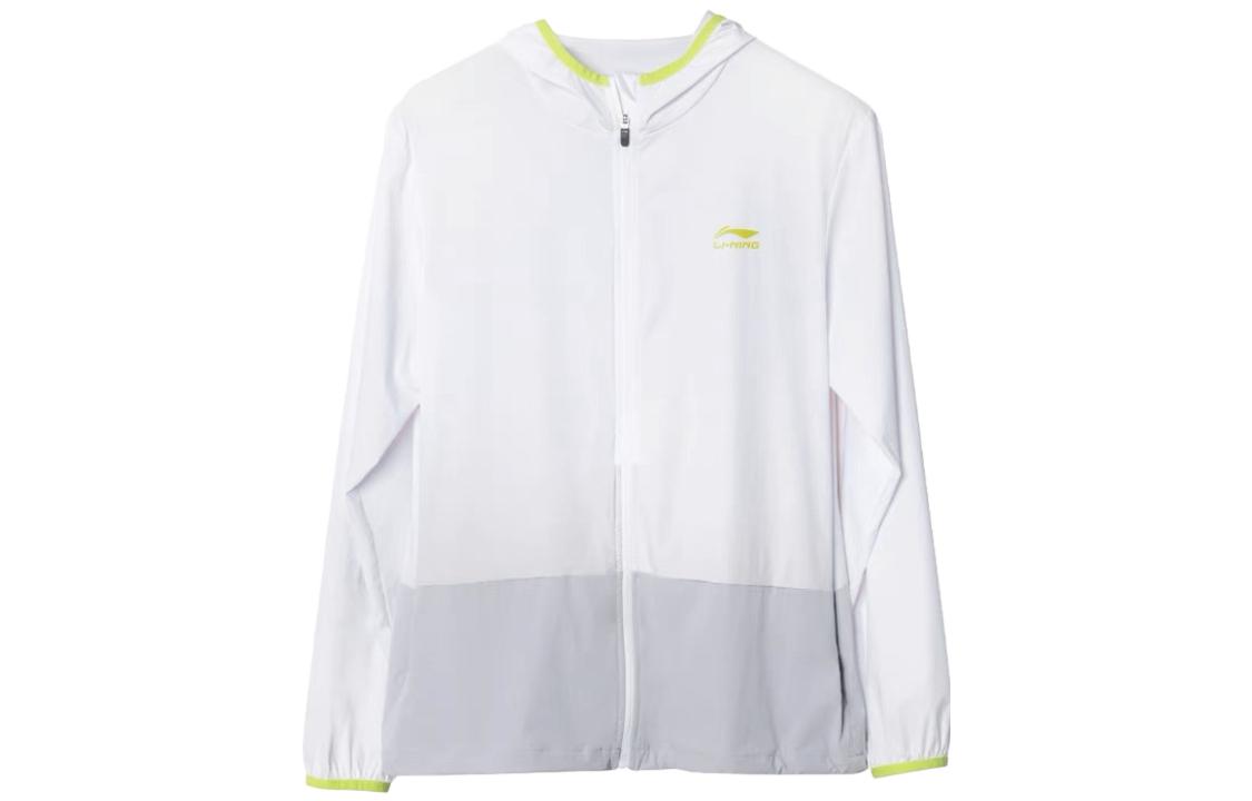 

LiNing Дышащая Солнцезащитная Одежда Унисекс, Бело-Серый, Белый, LiNing Дышащая Солнцезащитная Одежда Унисекс, Бело-Серый