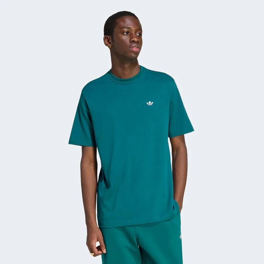 Футболка ADIDAS ORIGINALS синего цвета — фото 2