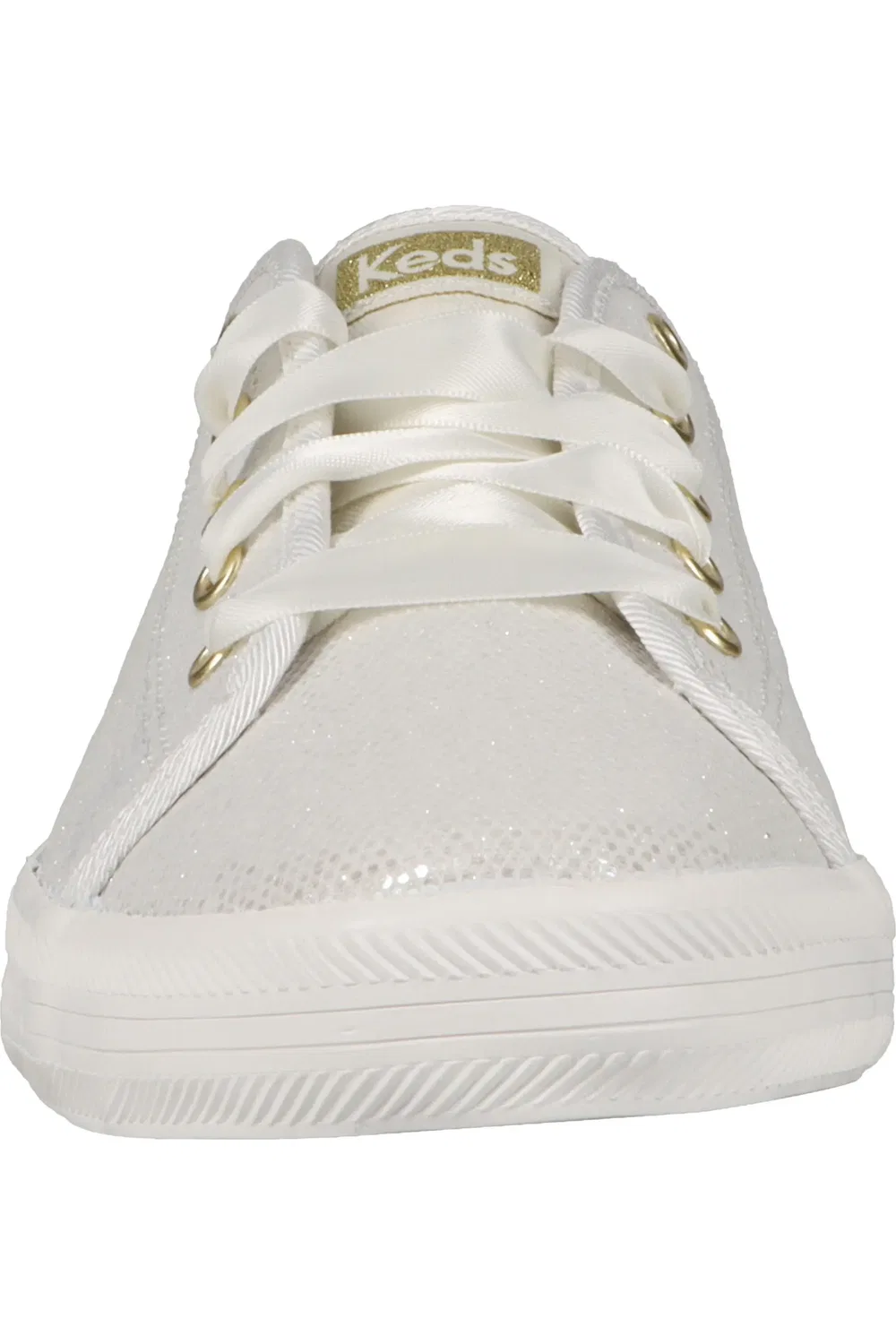 Кроссовки детские с блестками Kickstart Keds, Ivory Sparkle — фото 4