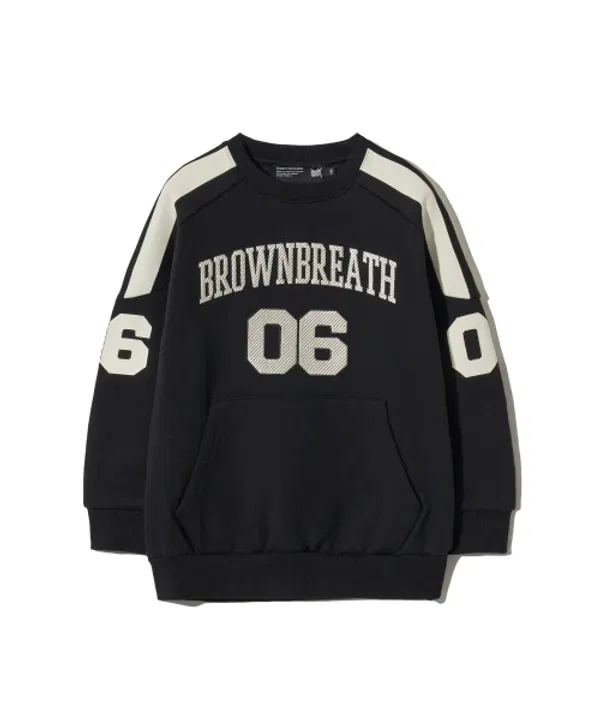 Свитшот футбольный Kids bb06, Brownbreath Kids, черный — фото 2