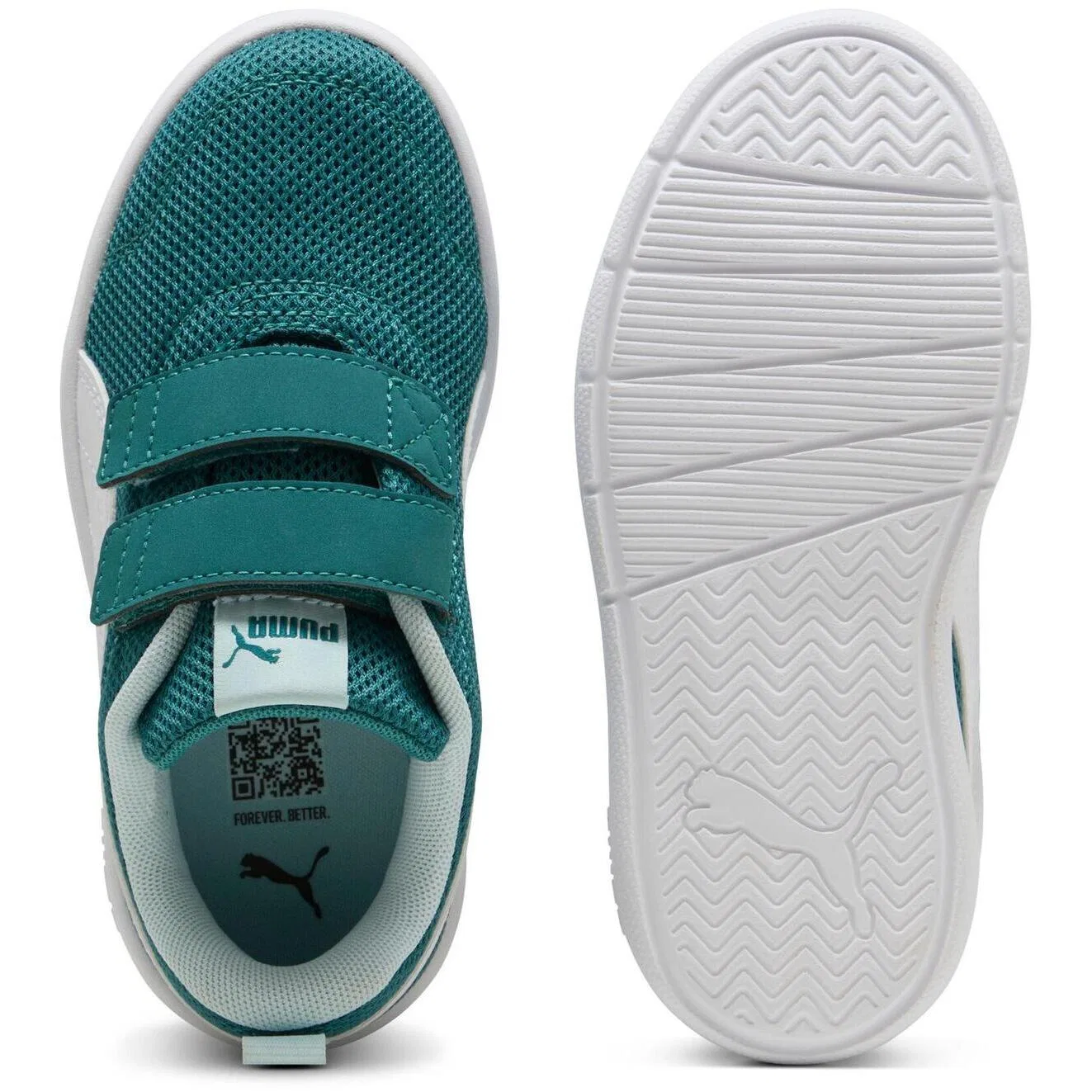 Детские кроссовки Puma Courtflex V3 Mesh Ps, Blau — фото 2