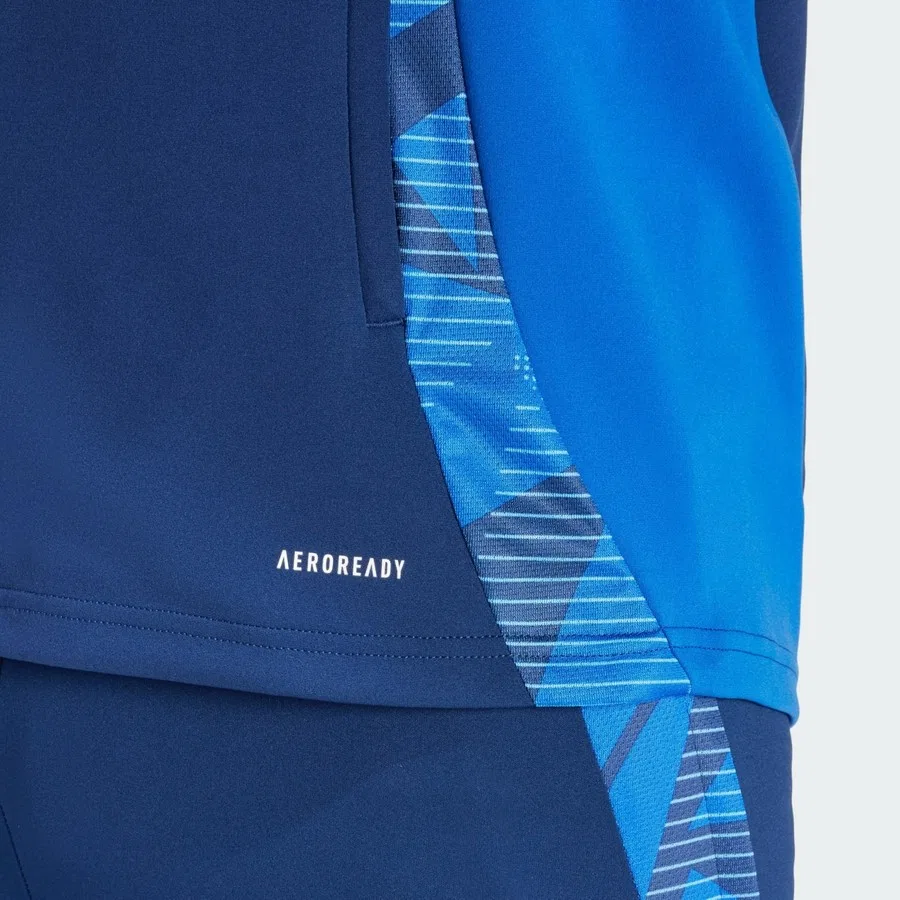 Куртка спортивная с длинным рукавом Tiro 24 Competition Training Jacket adidas, Синий — фото 4