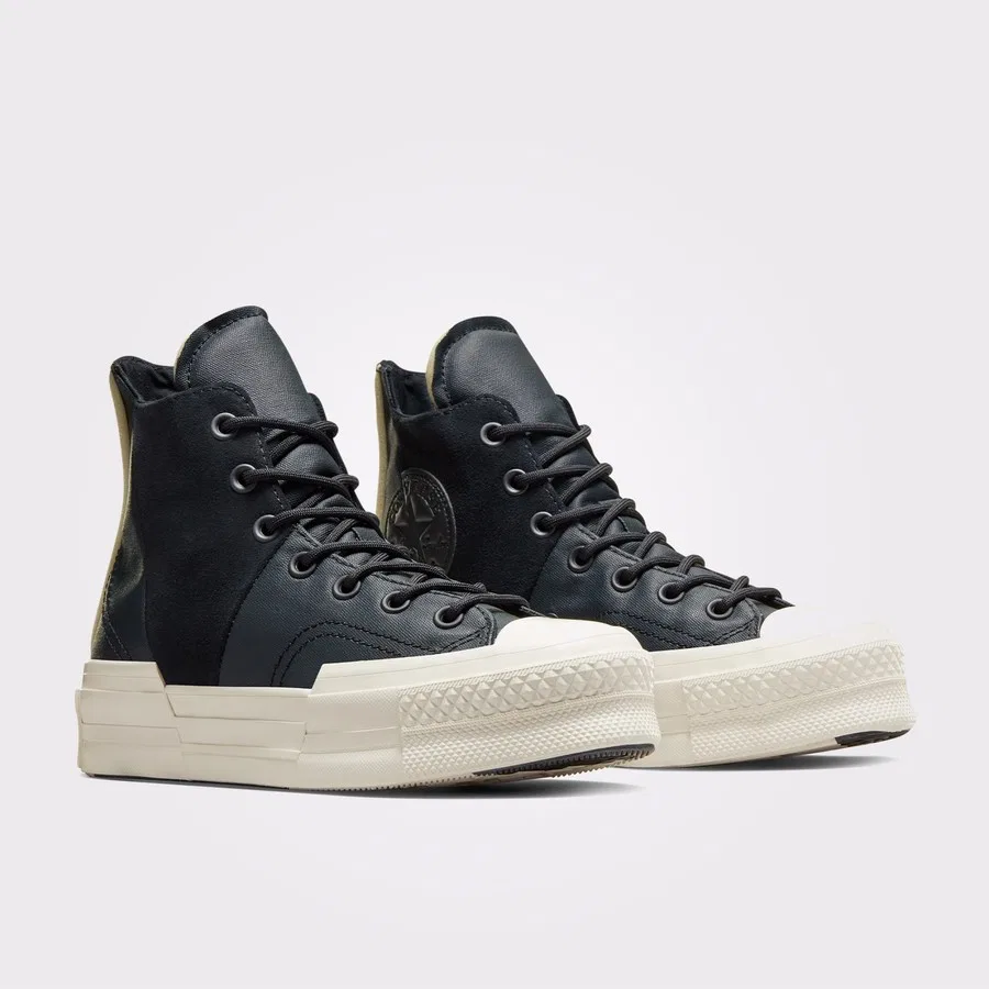 Кроссовки повседневные с принтом Chuck 70 Plus Mixed Material Converse, Черный — фото 2