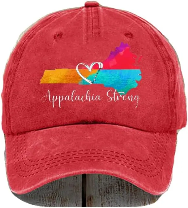 Футболка с принтом Appalachia Strong, Red