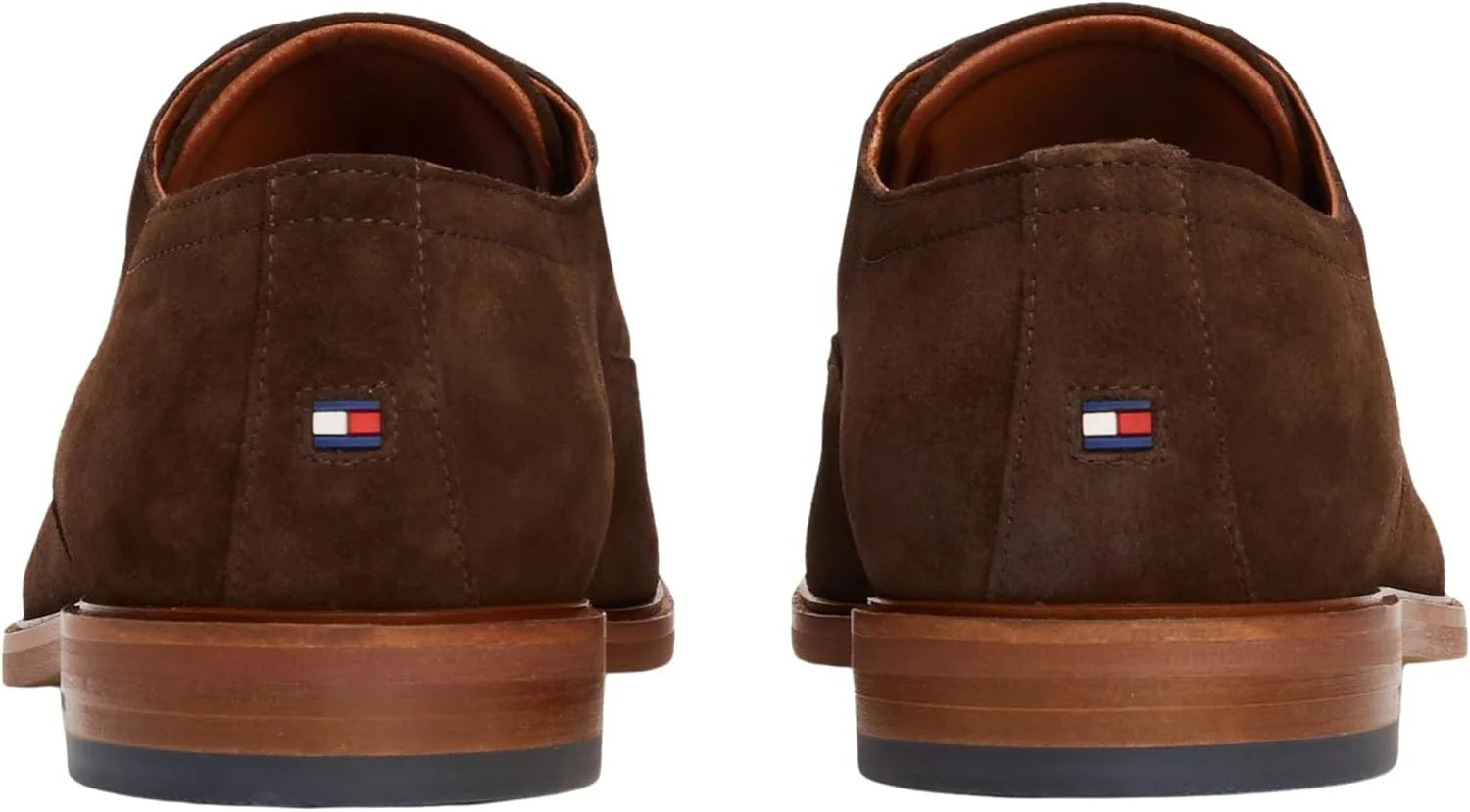 Мужские туфли-дерби Tommy Hilfiger Thunit из замши, коричневый — фото 2