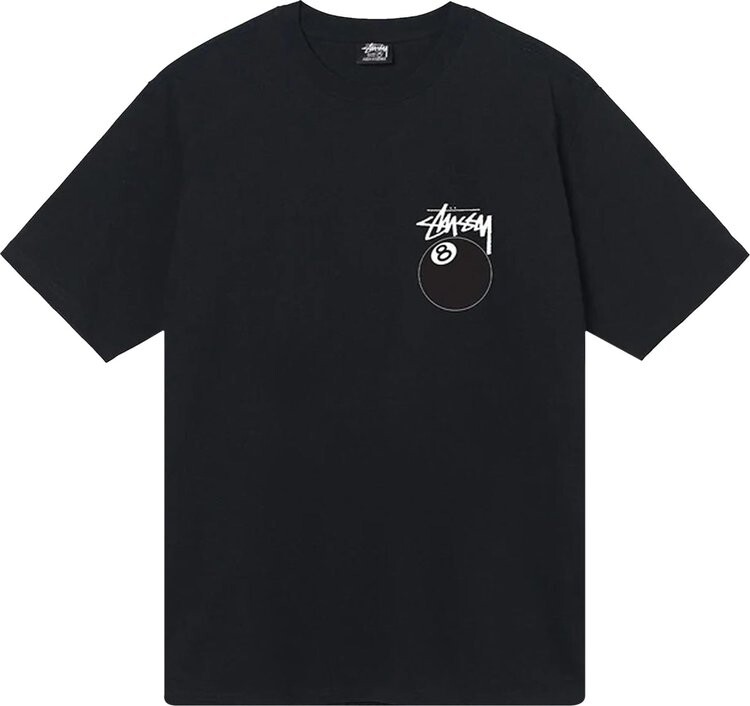 

Футболка Stussy 8 Ball Tee 'Black', черный