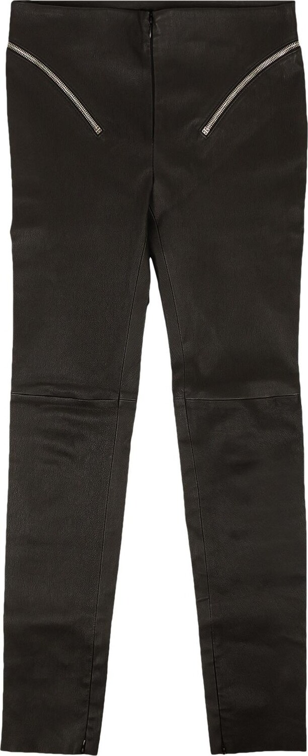 

Брюки Givenchy Pants In Leather With Zip Details 'Black', черный