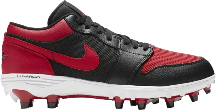 

Кроссовки Jordan 1 Low TD Cleat Bred, красный