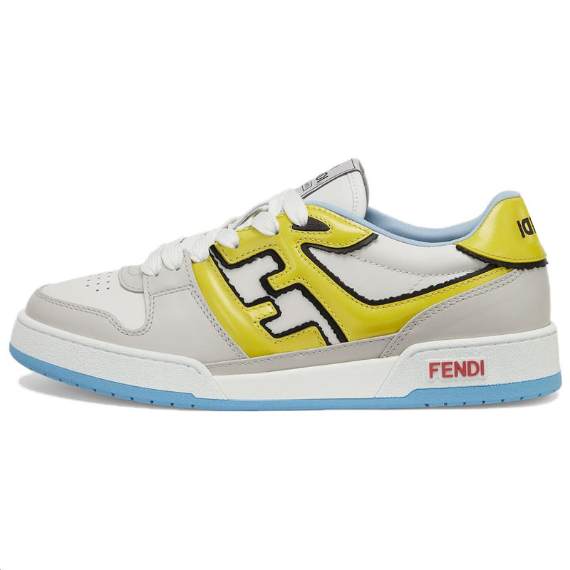 

Низкие кроссовки для скейтбординга Match, мужские, серые FENDI, Original Shoe Box Included