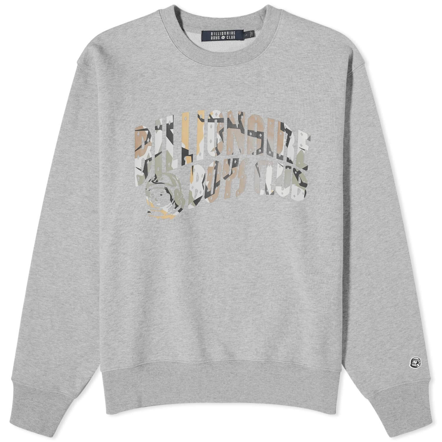 

Свитшот Billionaire Boys Club Camo Arch Logo, серый