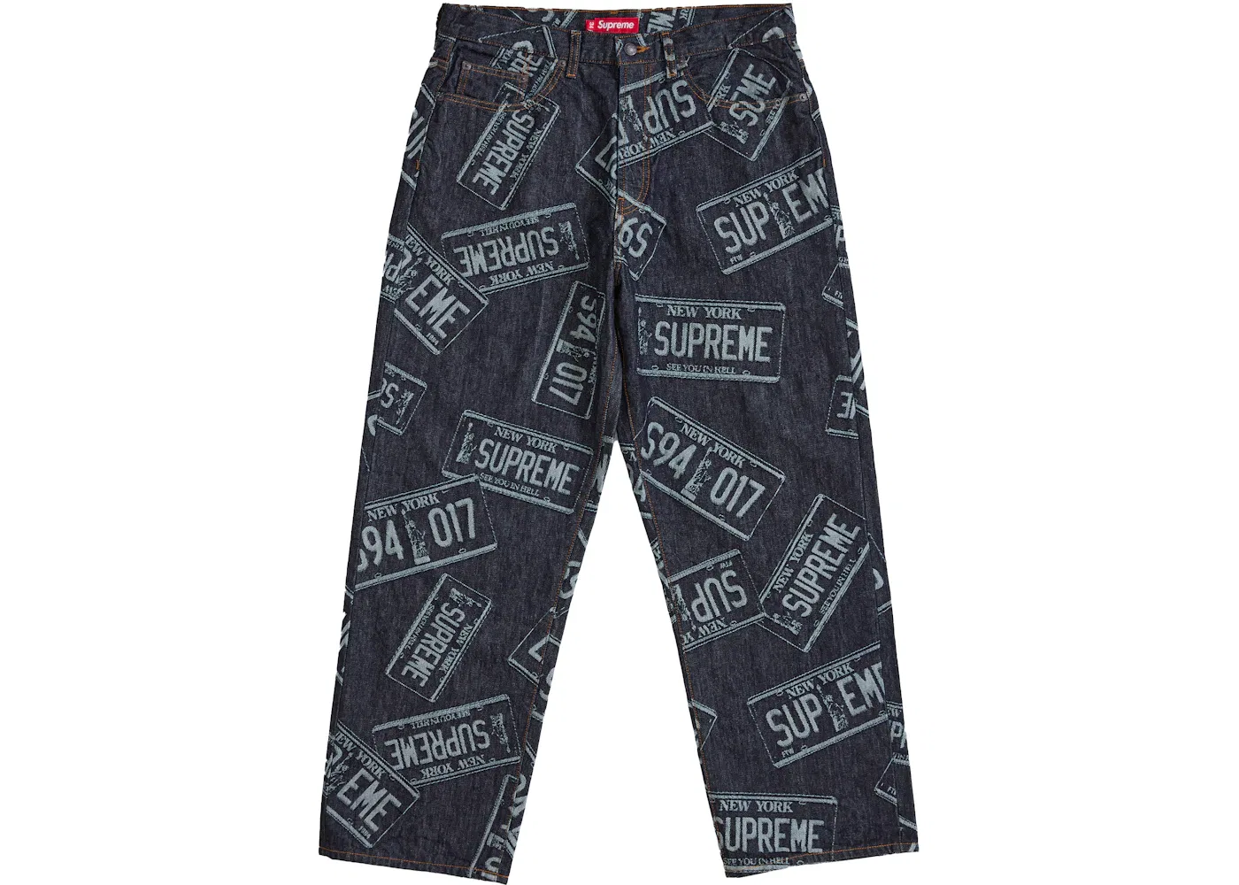 Мужские джинсы мешковатого кроя Supreme Jean, Rigid Indigo