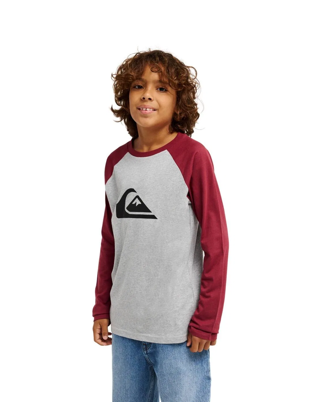 Детский лонгслив с реглан-рукавом EV COMP RAGLAN Quiksilver, Rot — фото 3