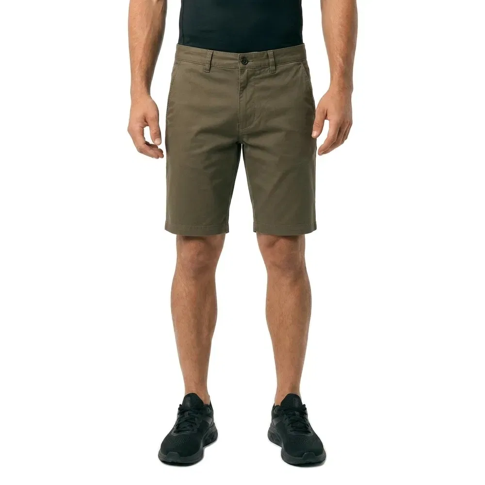 Шорты чинос Slim Fit BOSS, коричневый — фото 2