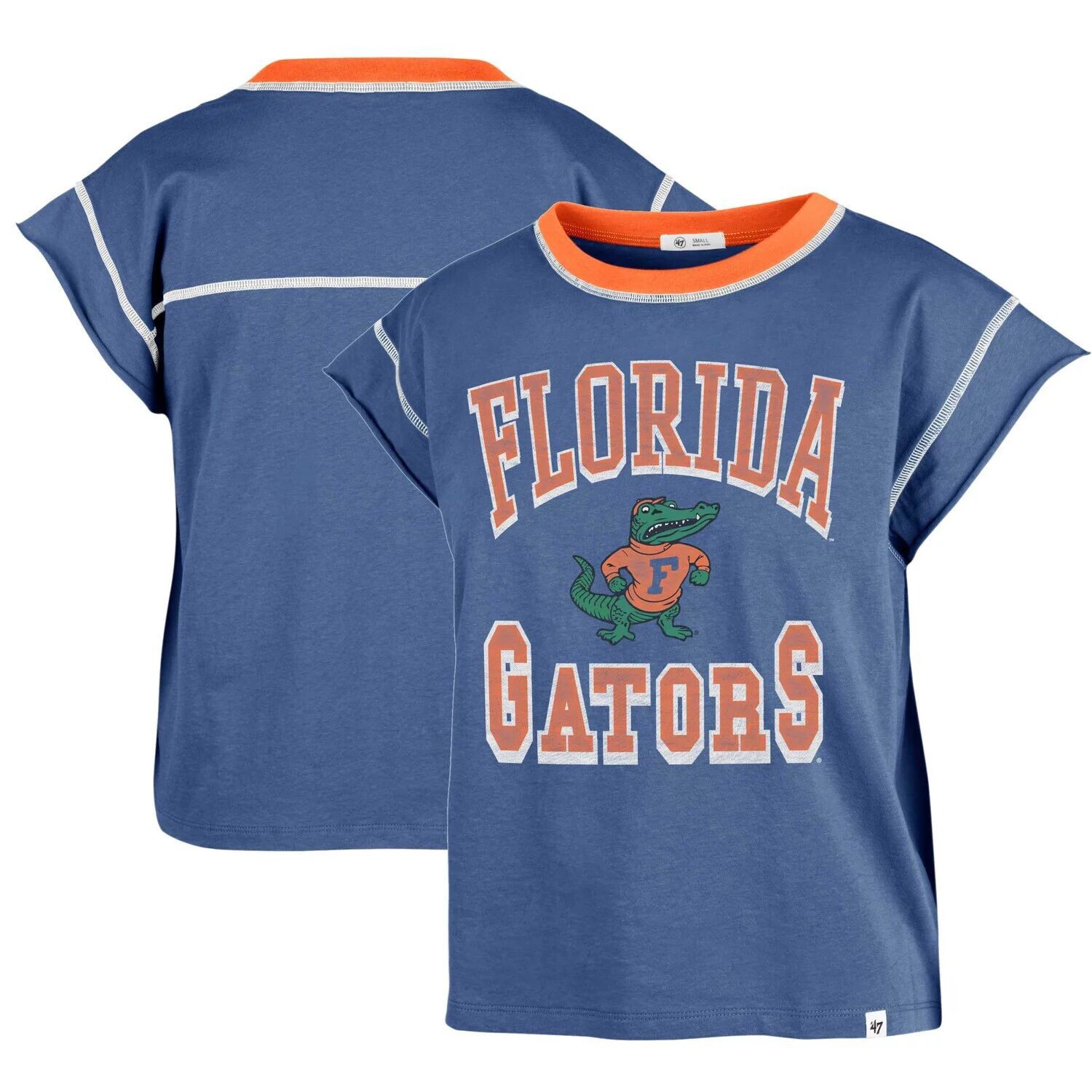 

Женская обрезанная футболка Royal Florida Gators Sound Up Maya '47