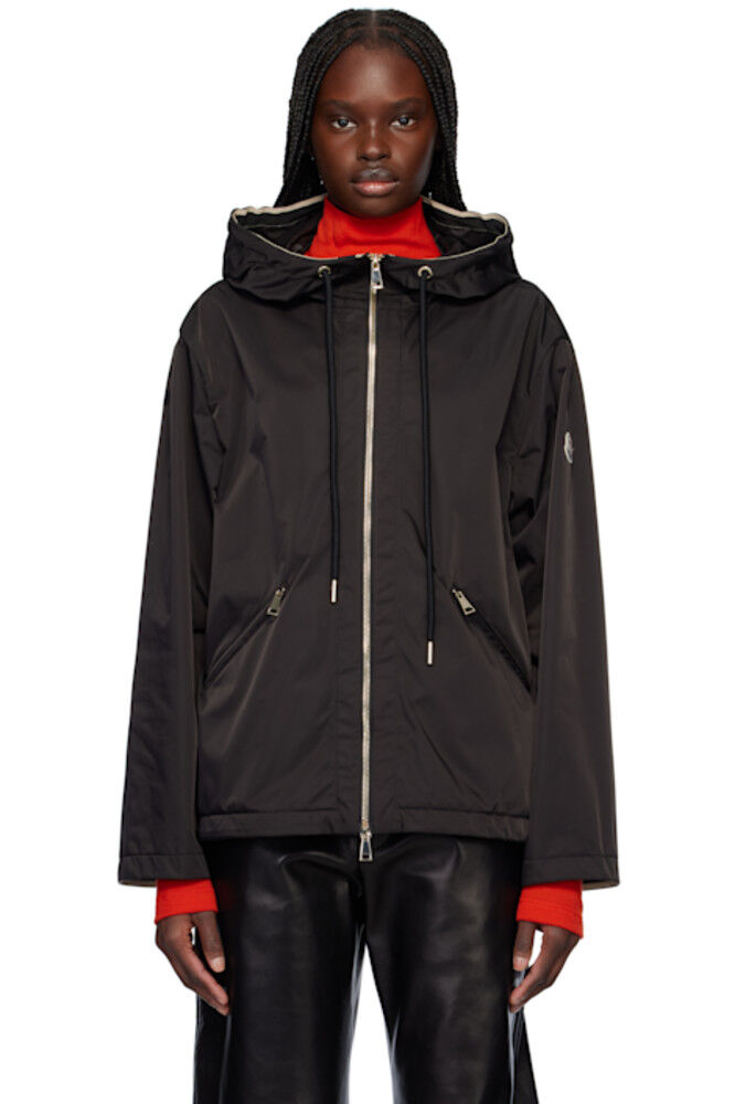 

Черная куртка с капюшоном Cassiopea Moncler