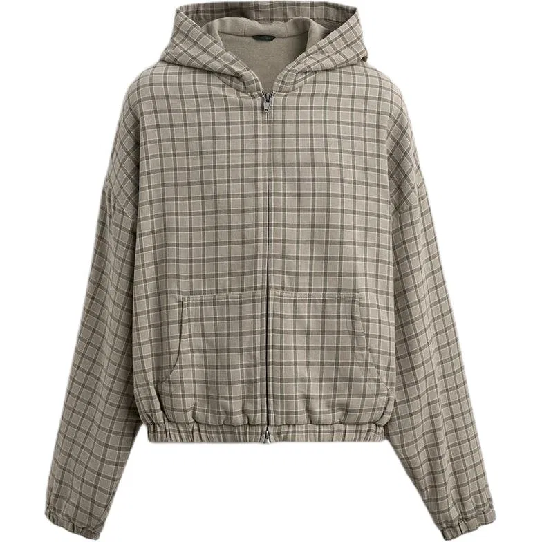 Мужская куртка с капюшоном с приталенным силуэтом ZARA, Beige