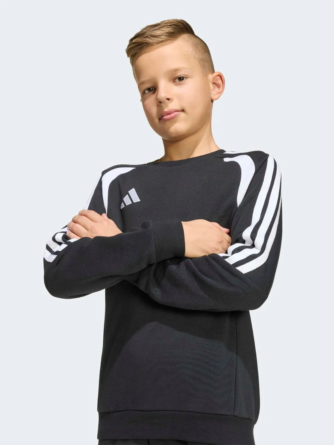 Свитшот футбольный Tiro 26 League adidas, черный