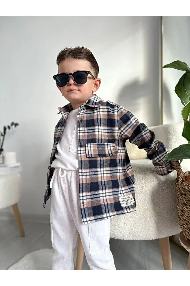 Детская рубашка для мальчиков с длинным рукавом Favorimkids, Multicolor