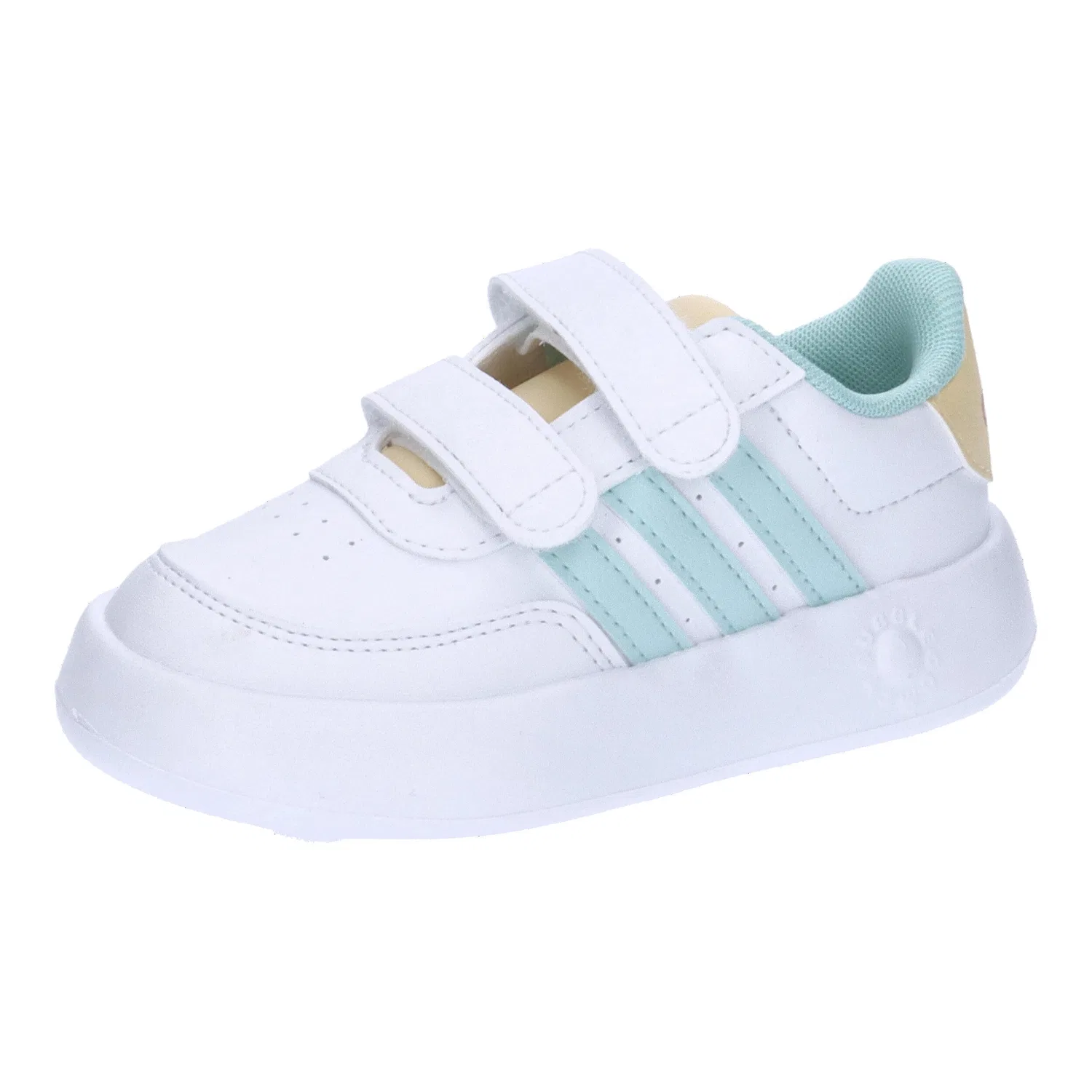 Детские кроссовки с липучками Breaknet 2.0 CF I Adidas, Weiß Hellblau Gelb