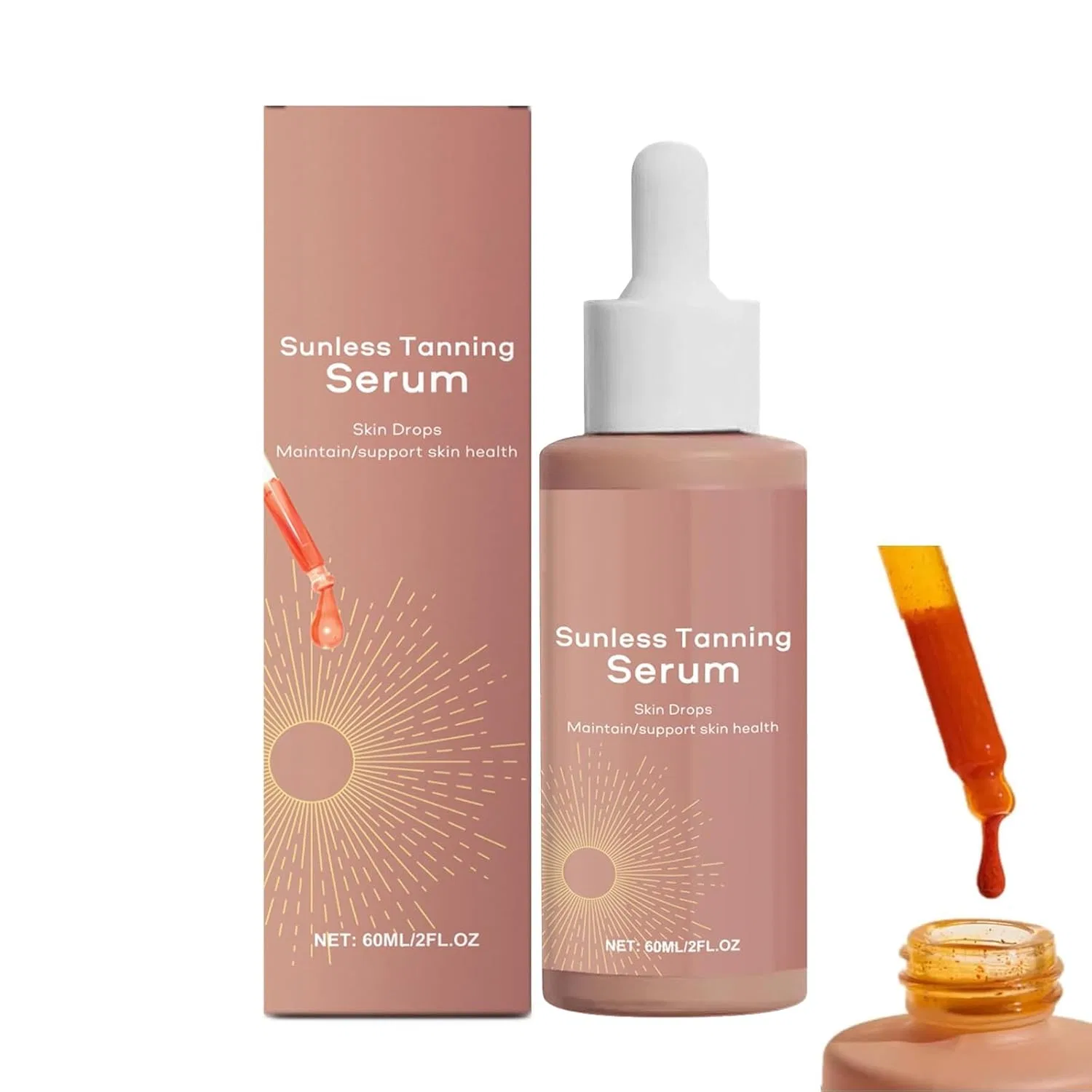 Масло для загара Tanning Drops, 60 мл Generisch