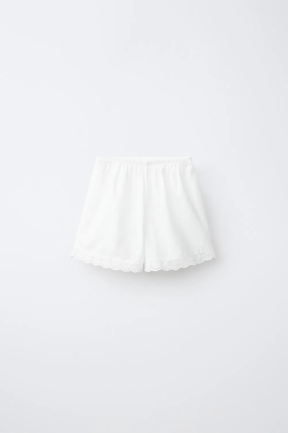 Пижама в горошек с сетчатыми вставками и лямками, 6-14 лет. ZARA, White — фото 4